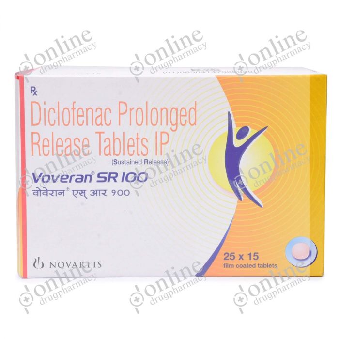 Voveran SR 100 mg Voltaren CR Diclofenac Sodium It's Precautions