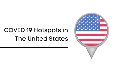 Coronavirus hotspots in the US